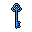 1x crystal key